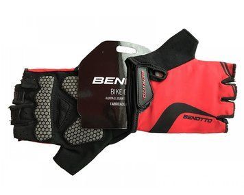 Перчатки велосипедные открытые взрослые Benotto CG -7865 (Red) L
