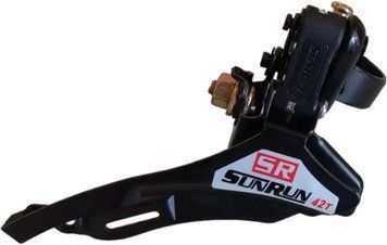 Перемикач передній SUNRUN FD-QD-35A 28.6 мм верхня тяга