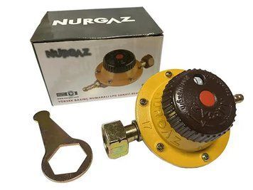 Газовый редуктор с регулятором давления Nurgaz 0-2.5 бар