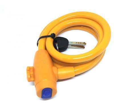 Замок TY582B 12х1200 ключ Оранжевый