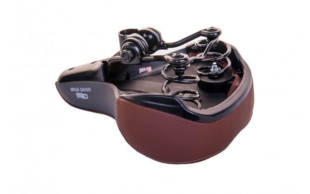 Седло дорожное GRAND STAR GS-809-B11D , светло коричневое с замком! Высокое качество!